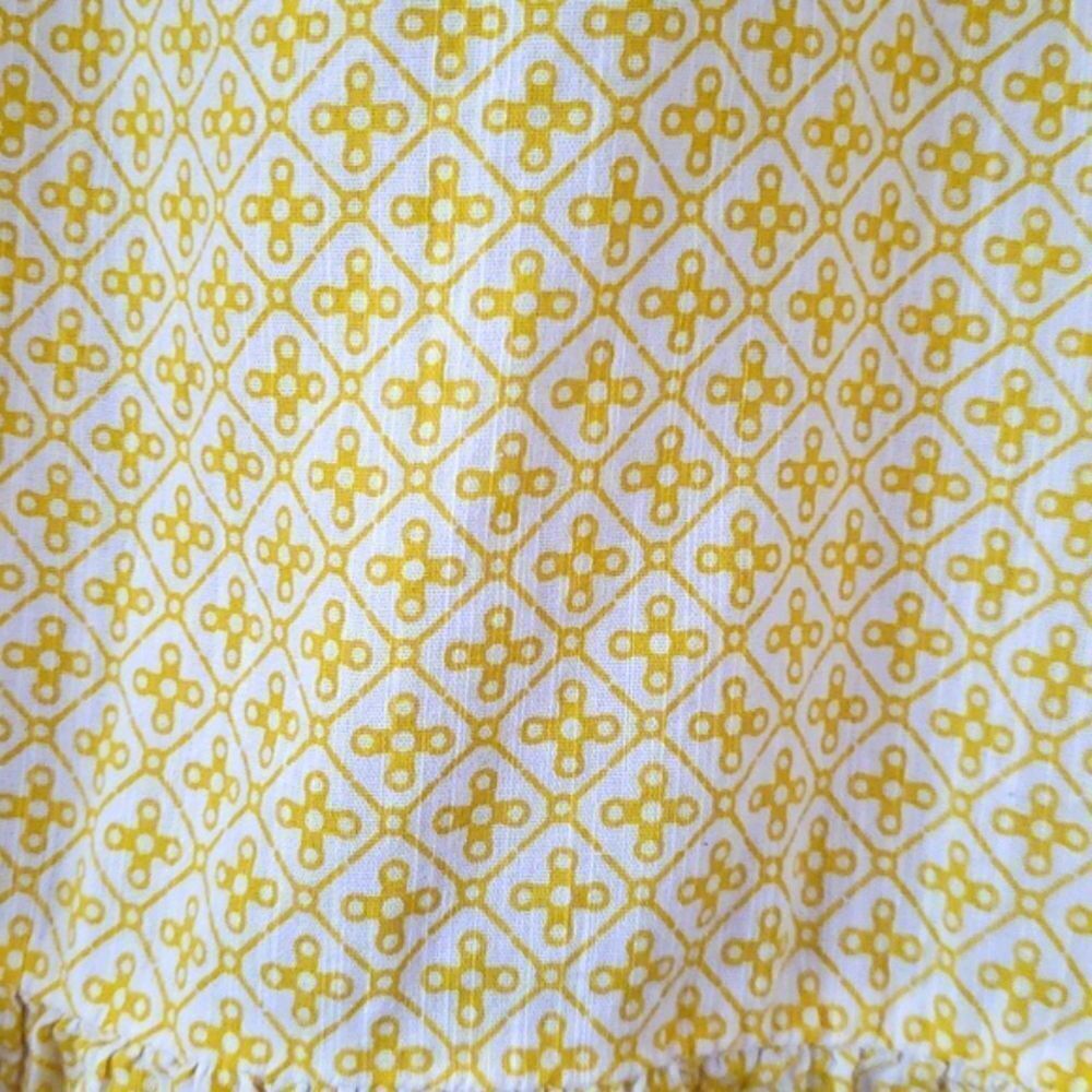 NWT dip Brand Yellow Peplum Top Sz XL - Picture 2 of 7